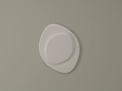 Modern Minimalist Zen Silent Wall Lamp Alien Wall Lamp Decorative Wall Lamp Lighting Lighting White Living Room Dining Room Bedroom Study Entrance 3d model