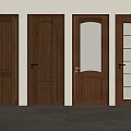 Various Wooden Doors With Different Panel And Glass Designs For Home Interior