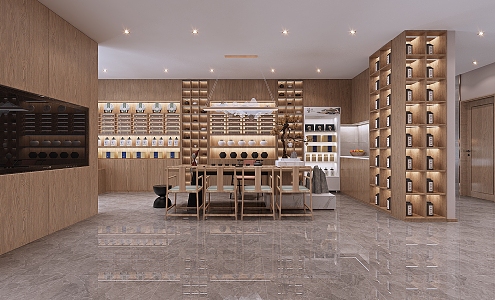 New Chinese Tea Shop 3d model