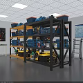 Heavy Duty Industrial Metal Shelving Rack For Warehouse Workshop Hardware Tool Storage Organization