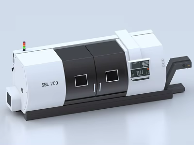 Industrial Equipment SBL-700 CNC Machine With Control Panel And Operation Windows 3d model