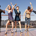 Street Dance Square Dance Multiplayer Characters 3d model