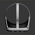 Modern White VR Headset Electronic Device With Adjustable Strap And Comfortable Design