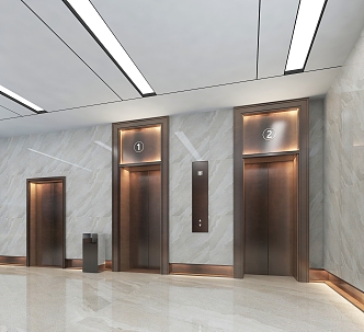 Elevator Hall Elevator 3d model