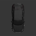 Infiniti Black SUV With Sleek Modern Exterior Design And White Wheels