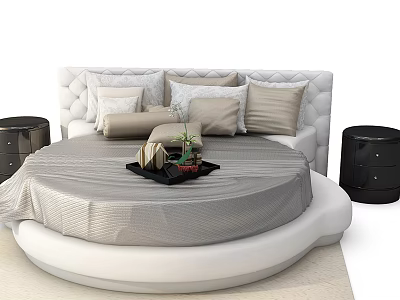 Double bed 3d model