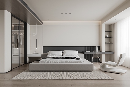 Modern Bedroom Home Bedroom 3d model