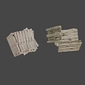 Rustic Vintage Weathered Wooden Wainscoting Panels with Worn Texture Dark Background