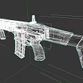 Modern Tactical Rifle With Rail System Magazine And Ergonomic Grip Design