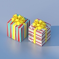 Gift Box Gift Box Packaging Box 3d model