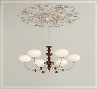 French chandelier 3d model