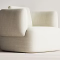Single sofa 3d model