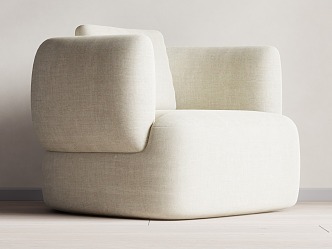 Single sofa 3d model