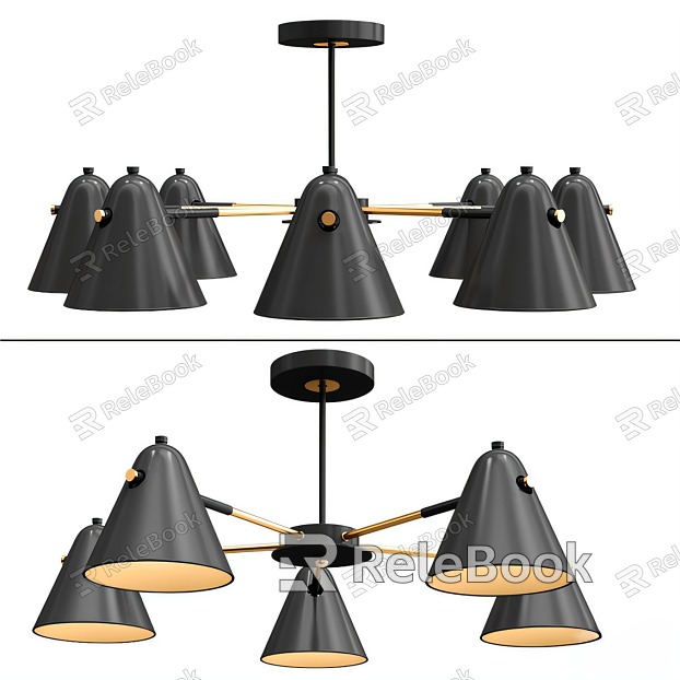 Chandelier lamps model