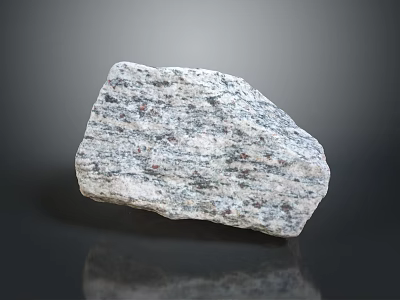 Natural Textured Stone With Rough Surface Ideal For Decorative Construction Projects 3d model
