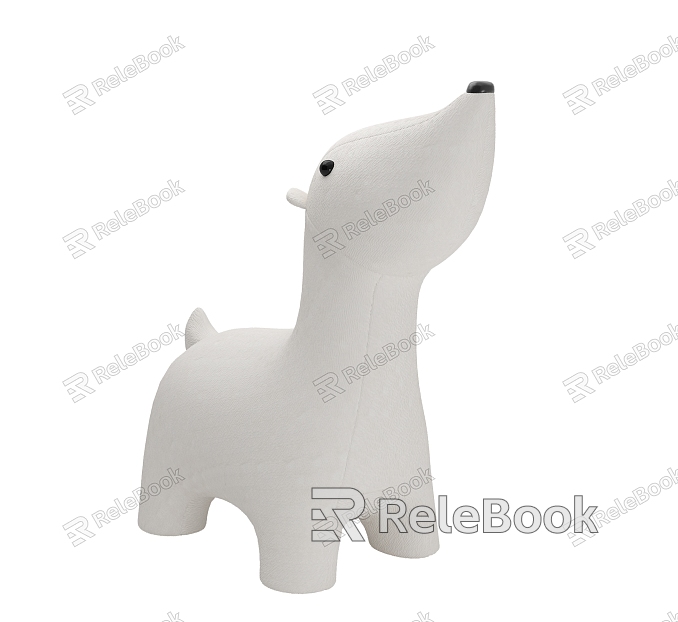 Doll Doll Cute White Bear Boy Room Doll Polaris Cute Doll Children's Room Ornaments model