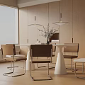 Modern table combination 3d model
