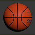 Red Basketball With Black Lines And Smooth Leather Texture For Daily Use