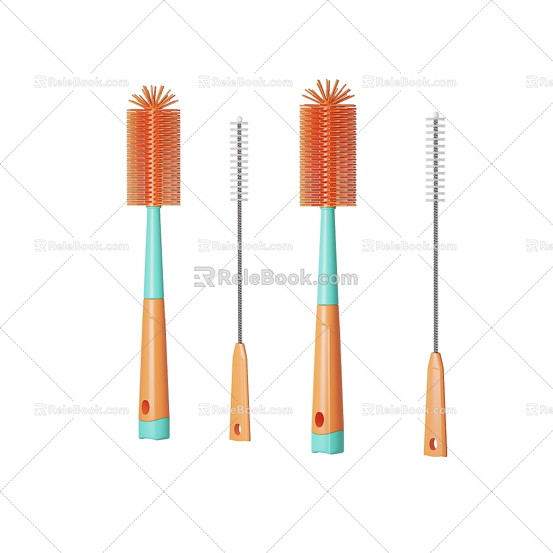 Cleaning and washing daily necessities brush brush 3d model