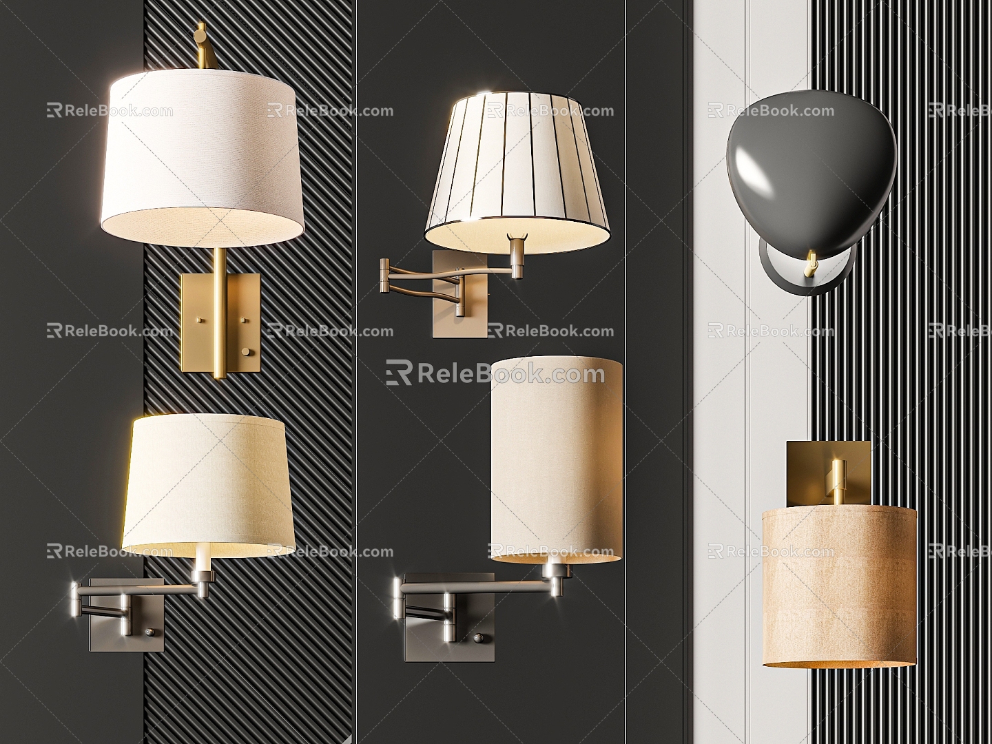 Modern wall lamp 3d model