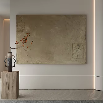Quiet Decorative Painting 3d model