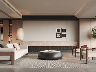 modern living room 3d model