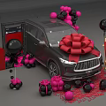 Car Delivery Ceremony Meichen 3d model