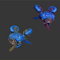 Modern Robot Toys 3d model