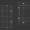 Sturdy Display Shelves Holding Strapped Cardboard Boxes On Wooden Pallets With Labels