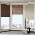 Modern Curtains 3d model