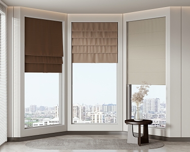 Modern Curtains 3d model