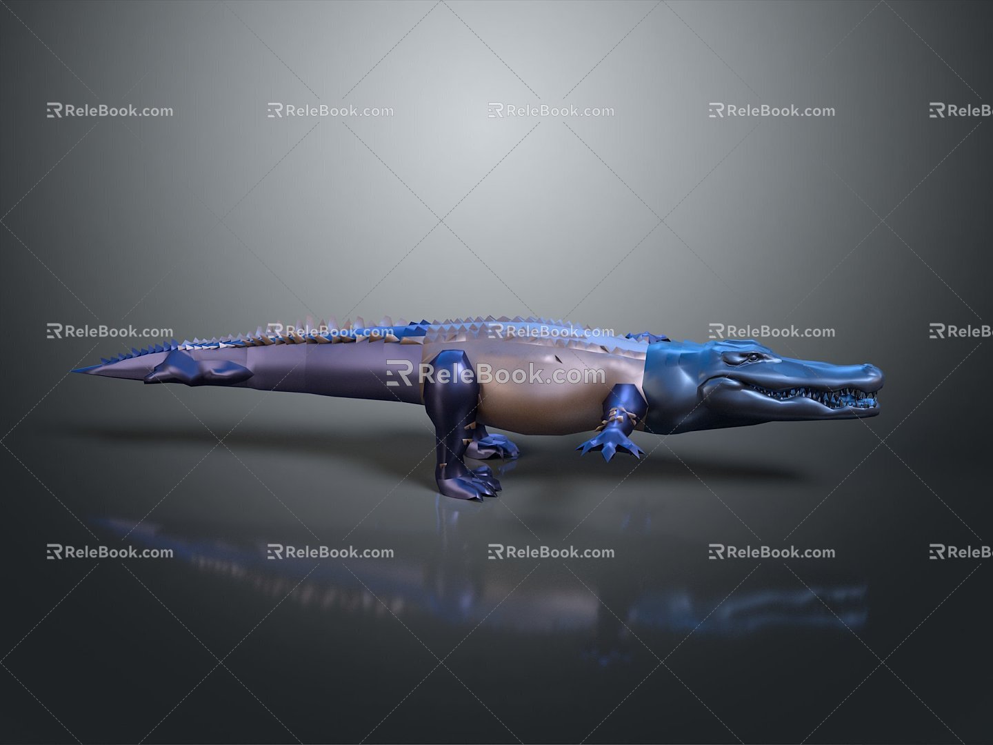 Crocodile Alligator Nile Crocodile carnivore reptile cold-blooded animal reptile reptile 3d model