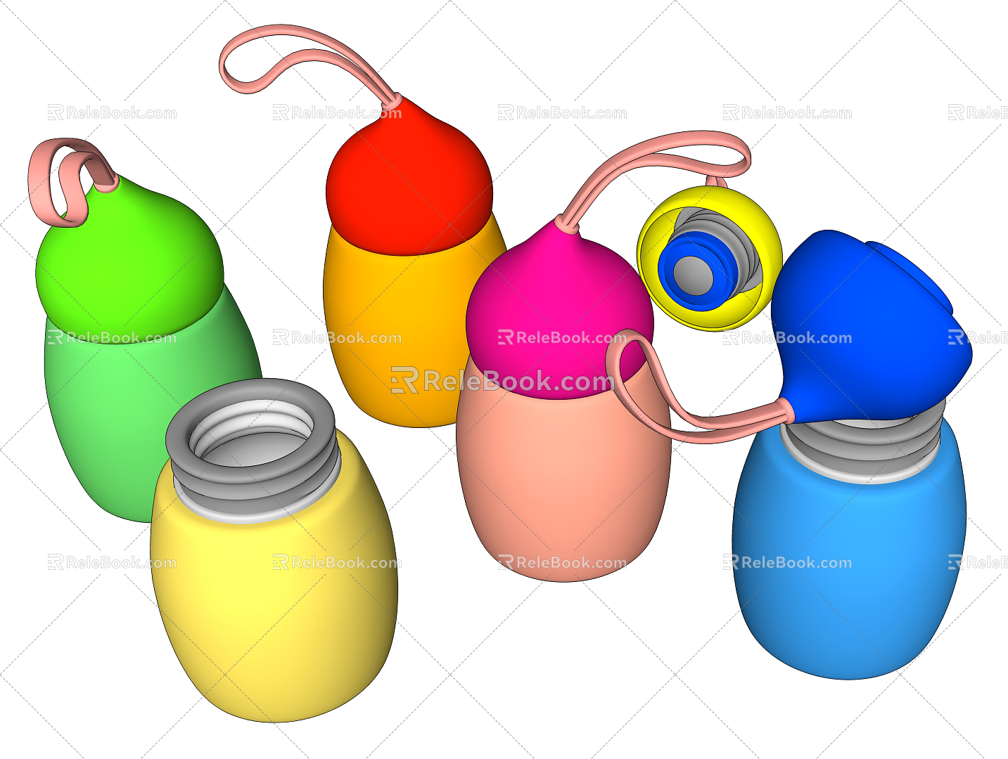 Modern Thermos Cup Sports Thermos Cup 3d model