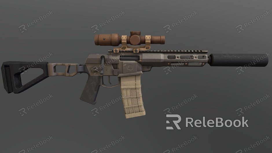 Mini Fix Q Sniper Rifle model