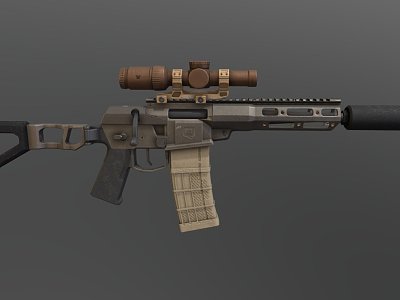 Mini Fix Q Sniper Rifle model