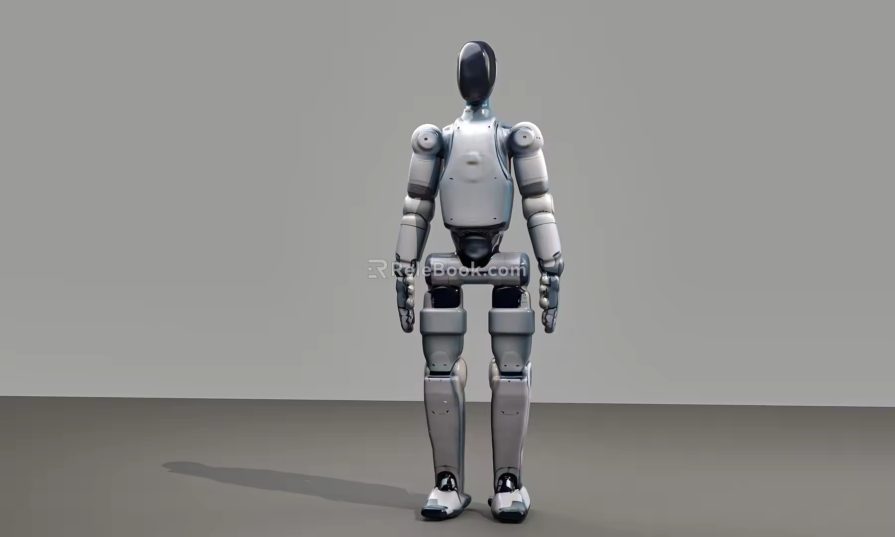 Robot Market Robot Market Robot Intelligent Robot 3d model