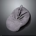 Comfortable Modern Light Purple Fabric Bean Bag Chair For Living Room Furniture