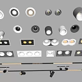 Downlights and Spotlights Collection With Various Modern Styles Different Sizes Lighting Fixtures