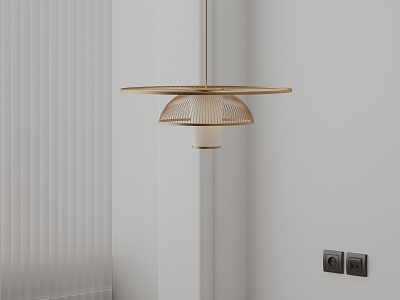 Modern chandelier 3d model