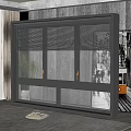 Modern Window Blinds Installation For Large Glass Window Home Interior Design