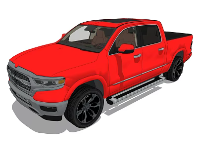 Hyundai Chevrolet Pickup Truck 3d model