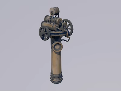 INDUSTRIAL LOFT INDUSTRIAL EQUIPMENT STEAM PUNK BUILDING 3d model