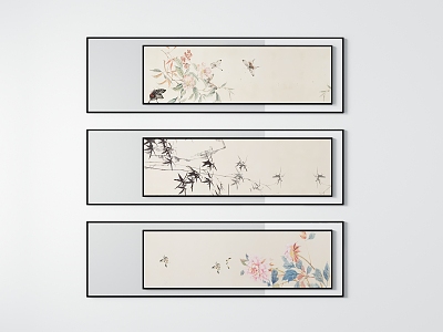 New Chinese Plant Painting Hanging Paintings model