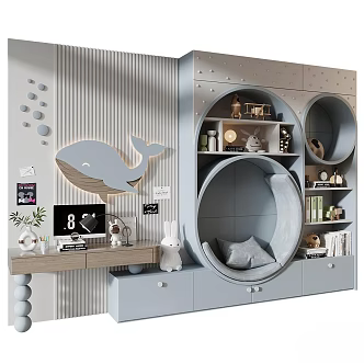 Children's decorative cabinet 3d model