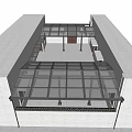 Modern Patio Awning With Transparent Roof And Support Structure For Outdoor Terrace