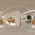 Bright Spacious Modern Women Clothing Store Interior With Neat Garment Racks And Stylish Mannequins
