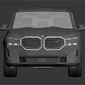 Gray SUV With Modern Design Sleek Body Alloy Wheels And Front Grille 3D Rendering
