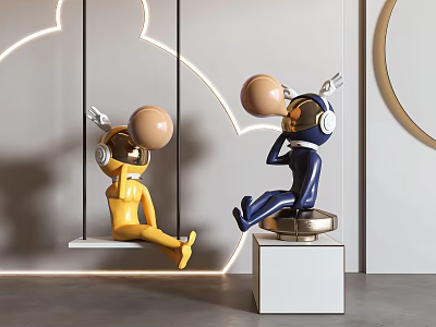 Modern Sculpture Ornaments 3d model