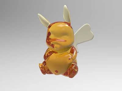 Crystal shape cute creative modeling jewelry 1329 3d model