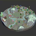 Game Environment Game Scene Fairy Tale Scene Fairy Tale Magic Scene Magic Item Fantasy Scene 3d model